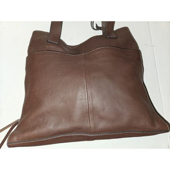 EUC Vince Camuto Corla Tote Handbag Brown 14.5x12x3 $198 - Picture 7 of 8